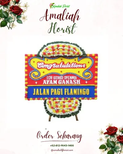 Bunga Papan Congratulation di Semangkung
